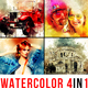 Watercolor Artist - 4in1 Photoshop Actions Bundle - GraphicRiver Item for Sale