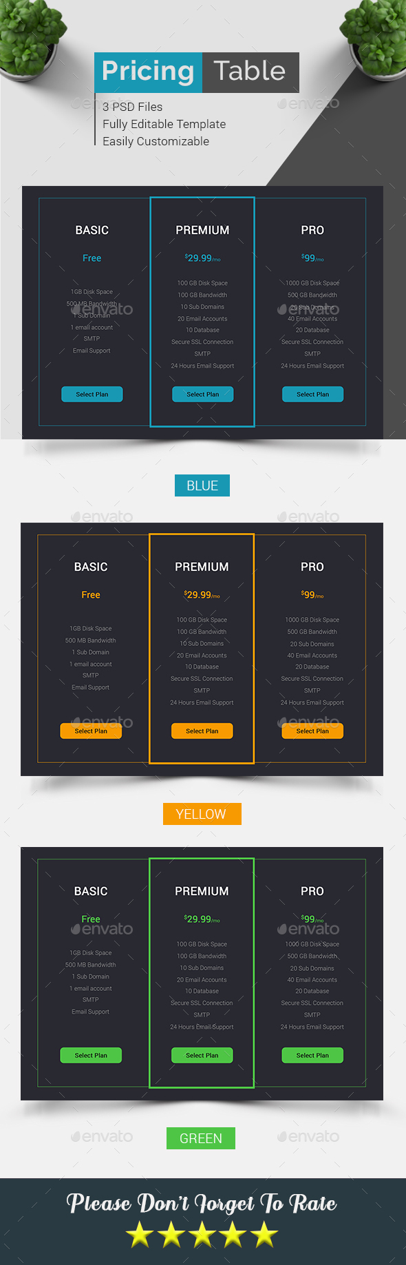 Pricing Table