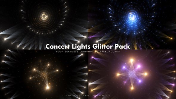 Concert Lights Glitter Pack 4