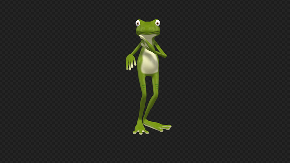 Frog 3d Character - Rumba Dance alt