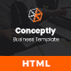 Conceptly - Business Multipurpose HTML template - ThemeForest Item for Sale