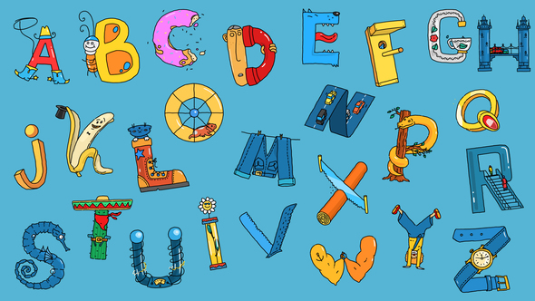 Cartoon Alphabet
