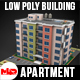 Low Poly Apartment Building - 3DOcean Item for Sale
