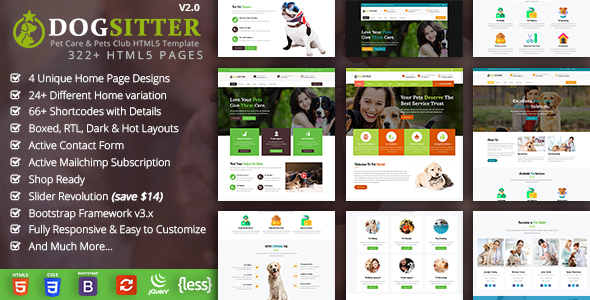 Dog Sitter HTML Template