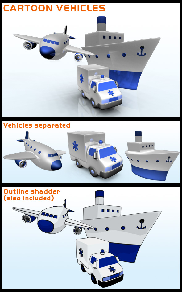 Cartoon Vehicles