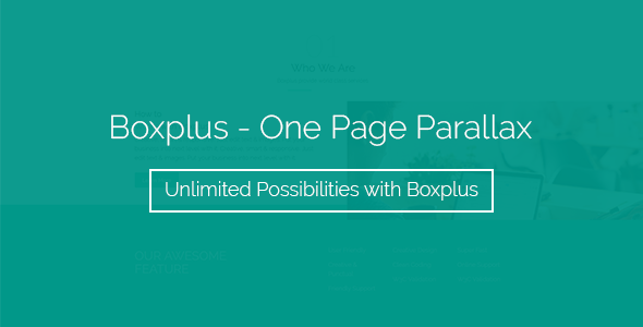 Boxplus - One Page Parallax