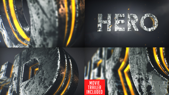 Hero Epic Opener 3D + Movie Trailer
