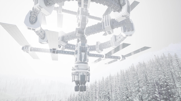 Alien UFO at Earth alt