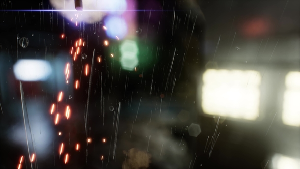 Urban Scene at Rainy Night alt