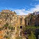 Spanish City Set on the Mountains with Historical Bridge - VideoHive Item for Sale