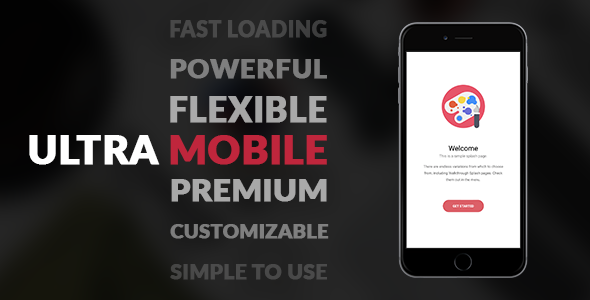 UltraMobile | PhoneGap & Cordova Mobile App