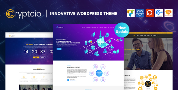 Cryptcio – Innovative WordPress Theme