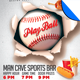Play Ball Baseball Event Flyer Template - GraphicRiver Item for Sale