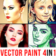 Vector Paint - 4in1 Photoshop Actions Bundle - GraphicRiver Item for Sale