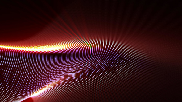 4K Abstract Looping Particles