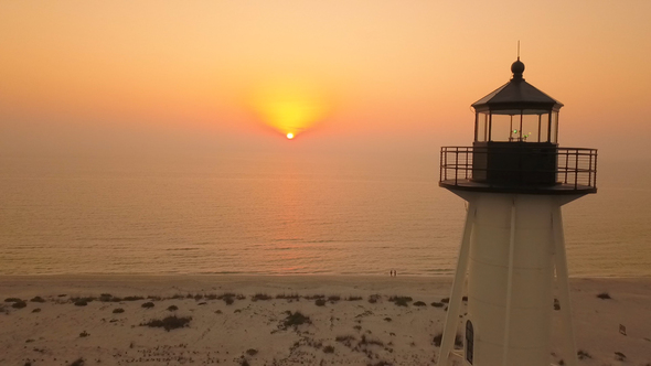 Lighthouse During Sunset