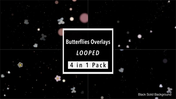 Butterflies Overlays Pack