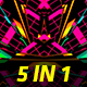 Futuristic Neon Light VJ Backgrounds - VideoHive Item for Sale