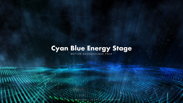Cyan Blue Energy Stage Pack