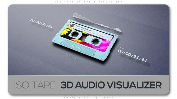 ISO Tape 3d Audio Visualizer