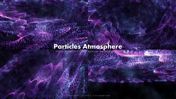 Particles Atmosphere Purple