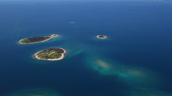 Aerial View of Brijuni Islands, Croatia