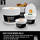 Fast Food Boxes Vol.2:Take Out Packaging Mock Ups - GraphicRiver Item for Sale