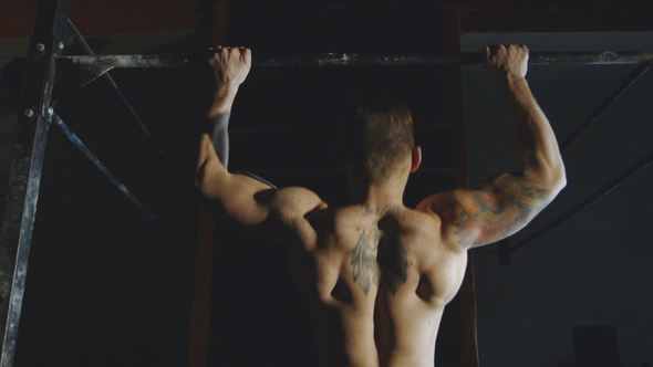 Anonymous Sportsman Training Back Muscles