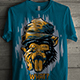 T-Shirt Design with Grunge Monkey Theme - GraphicRiver Item for Sale
