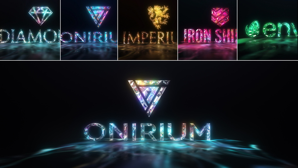 Gems & Lights - Gemstones Logo Reveal Pack