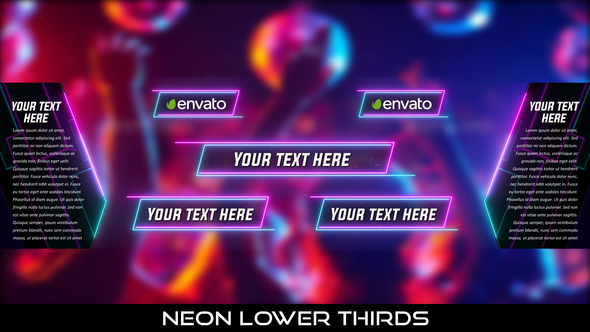 Neon Lower Thirds