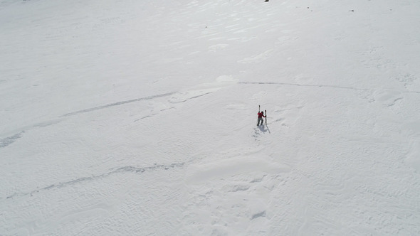 Skier Walking
