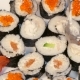 To Decorate Sushi with Red Caviar and Cheese - VideoHive Item for Sale