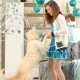 Children Make a Dog Dance - VideoHive Item for Sale