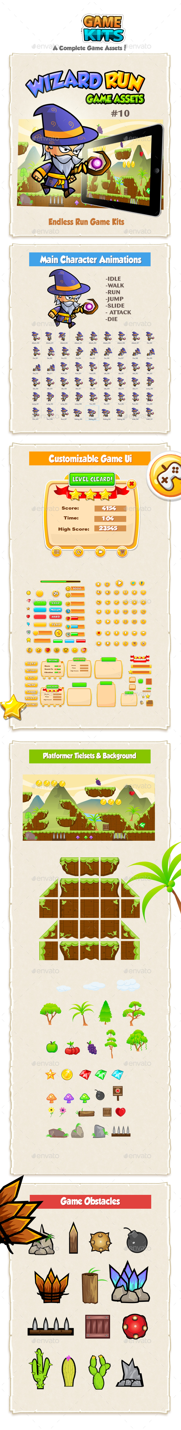 Wizard Run Game Assets 10