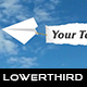 Paper Plane Lower Thirds - VideoHive Item for Sale