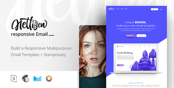 Mail - responsywny e-mail + StampReady Builder