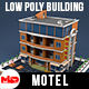 Low Poly Motel Building - HOTEL - 3DOcean Item for Sale