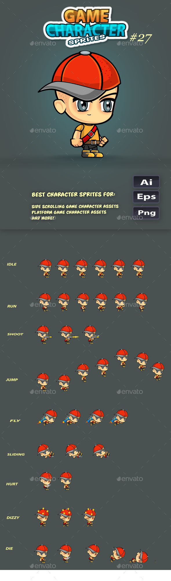 2D Game Character Sprites 30