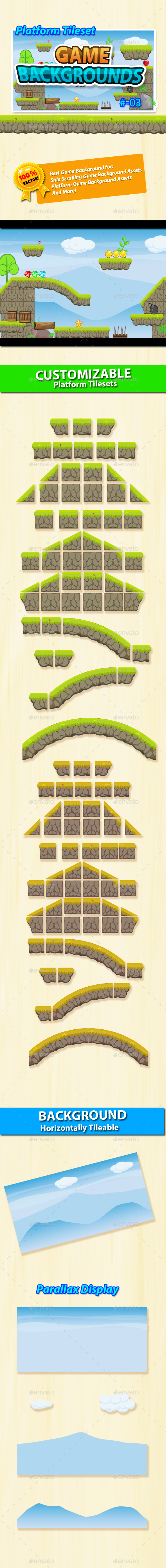 Game Background - Platform Tilesets - 03