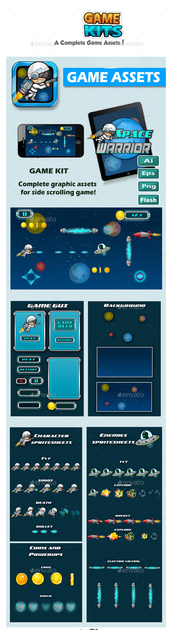 Game Assets - Space Warrior