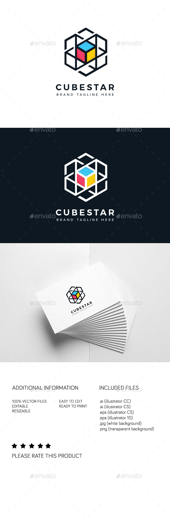 Cube Star Logo
