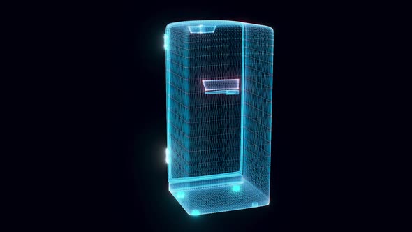 Classic Fridge Hologram Rotating Hd