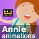 Annie Character Animations Pack - VideoHive Item for Sale