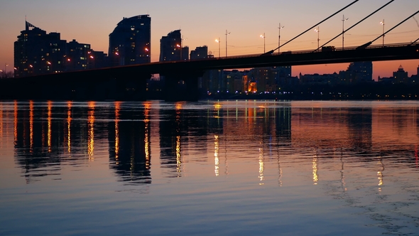 Sunset River Bridge City