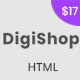DigiShop - Responsive HTML5 Template - ThemeForest Item for Sale