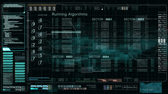 Futuristic User Interface HUD 06