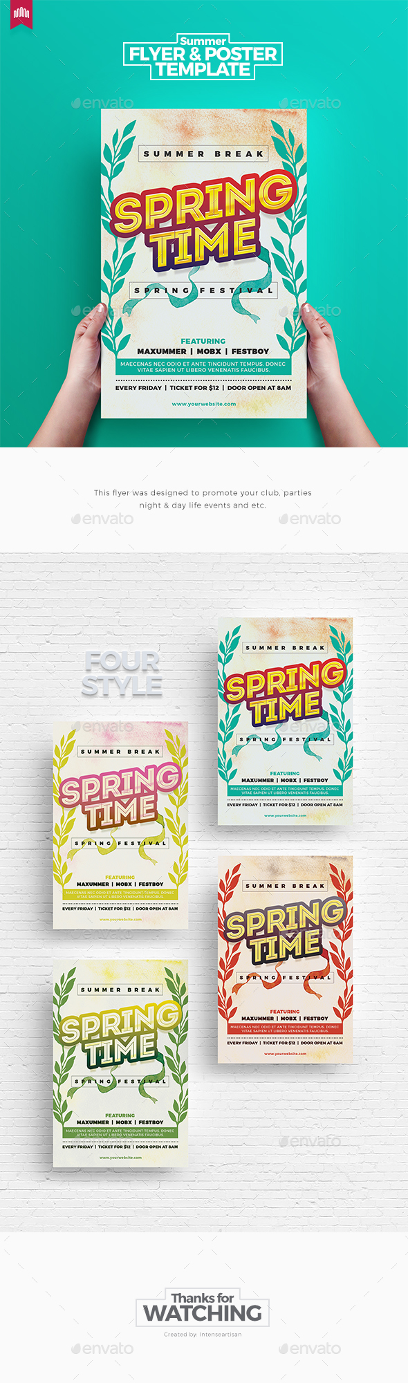 Spring Time - Flyer Template
