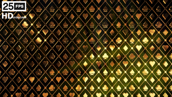 Casino Pattern Gold 02 HD