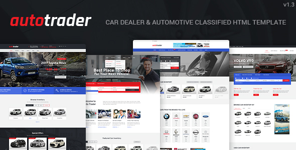 AutoTrader – Car Dealer and Automotive Classified HTML Template